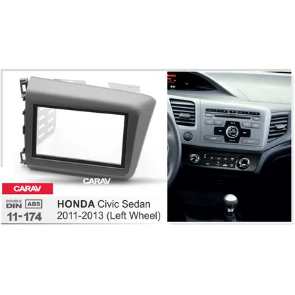 Carav-Parts 2-Din levy Honda Civic 2011-2013