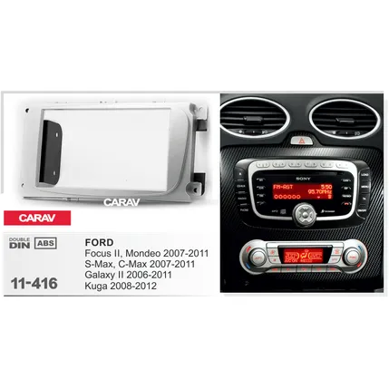 Carav-Parts 2-Din Radiosovite Ford Mondeo 200