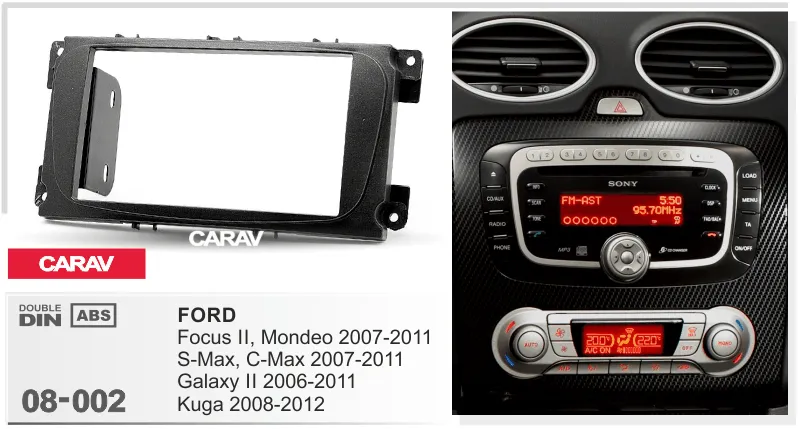 Carav-Parts 2-Din Radiosovite Ford Mondeo 200