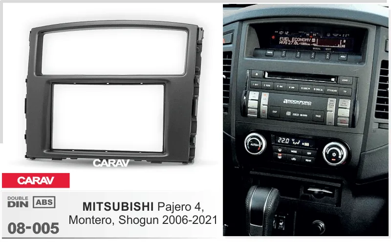 Carav-Parts 2-Din Radiosovite Mitsubishi Paje