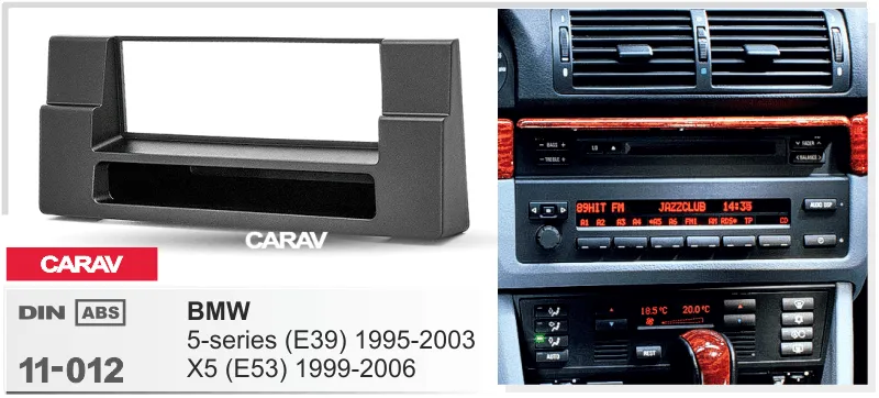 Carav-Parts 1-Din Radiosovite BMW 5 E39