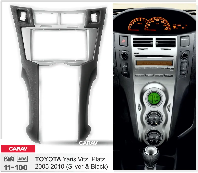 Carav-Parts 2-Din Radiosovite Toyota Yaris 20