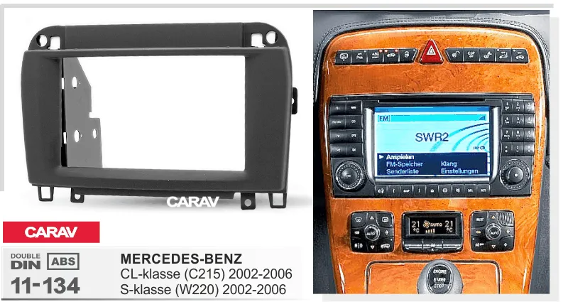 Carav-Parts 2-Din Radiosovite MB-CL 2002-2006