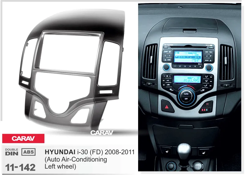 Carav-Parts 2-Din Radiosovite Hyundai i30 08-
