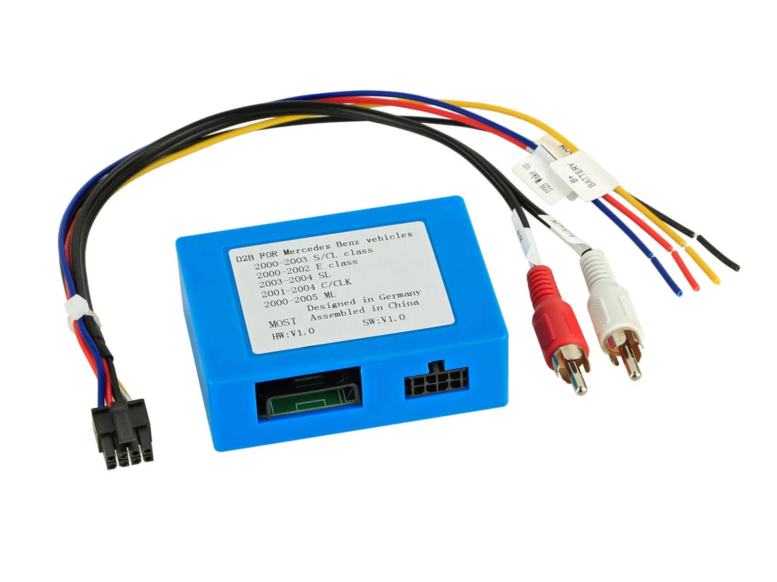 ACV Aktiiviadapteri MB D2B&amp;gt;Cinch