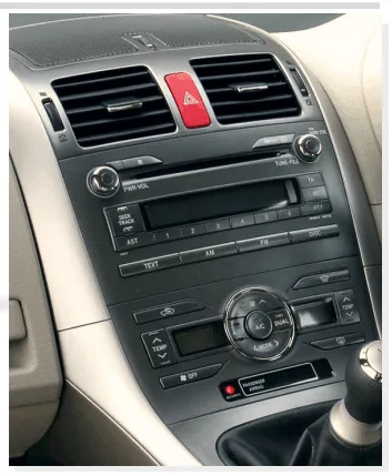 2-Din Kitti Toyota Auris E150 2006-2012