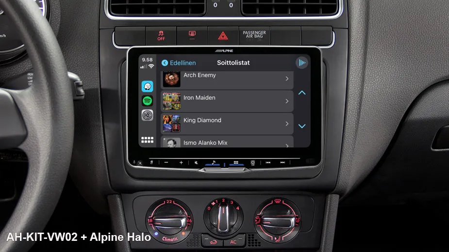 1-2din HALO VW Multikit INFOA. APF-X303VW